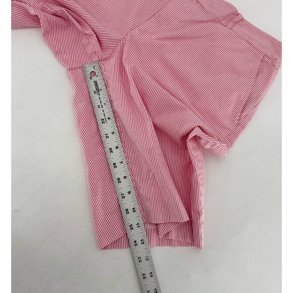LRL Lauren Ralph Lauren Active Bermuda Shorts Stripes Sz 10 Preppy Old Money - Picture 9 of 9